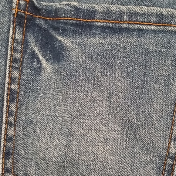 CAbi distressed whisker skinny jeans. - Picture 5 of 6